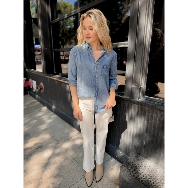 Galina Top | Independence Blue - Joanna A. Boutique