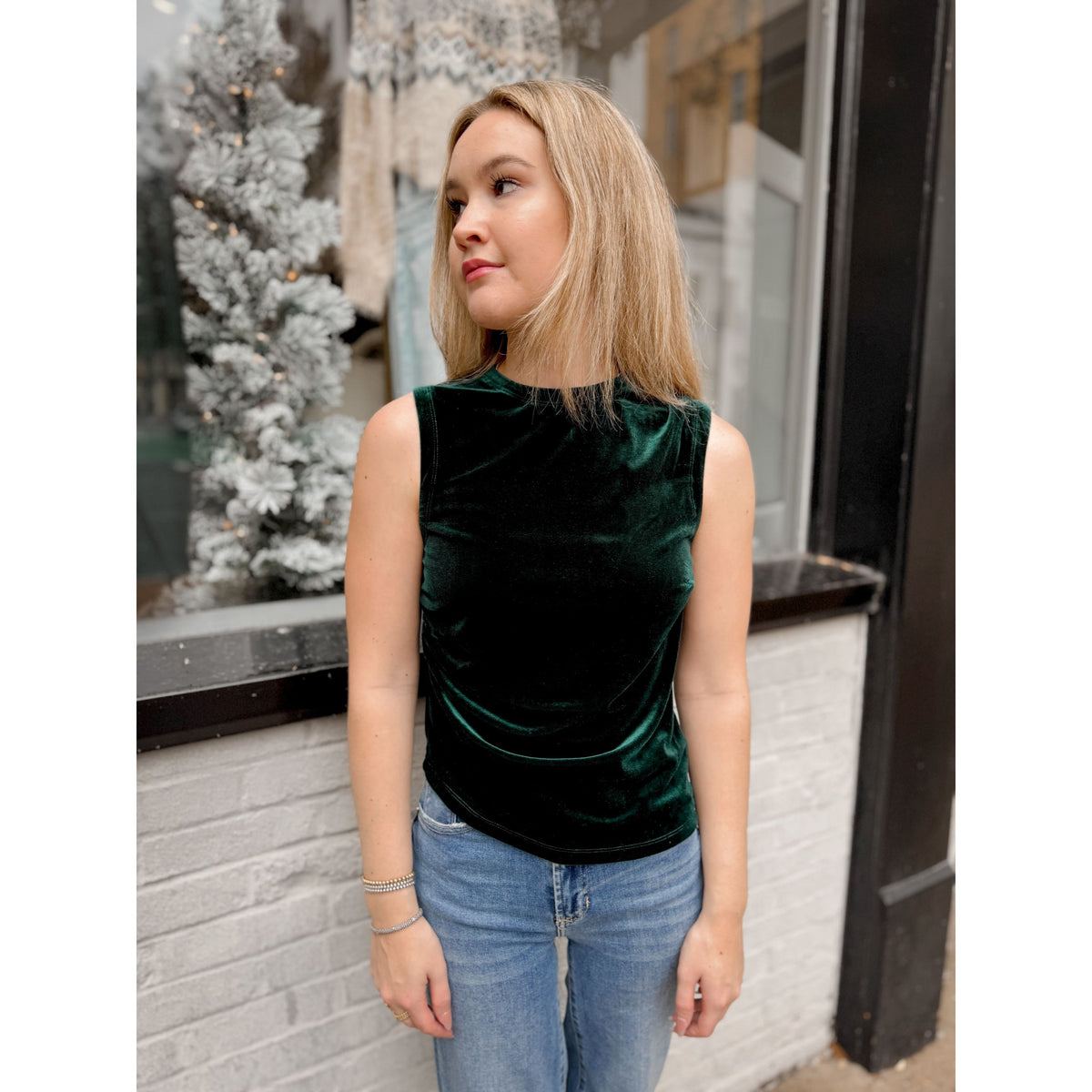 Jaia Top | Rainforest - Joanna A. Boutique