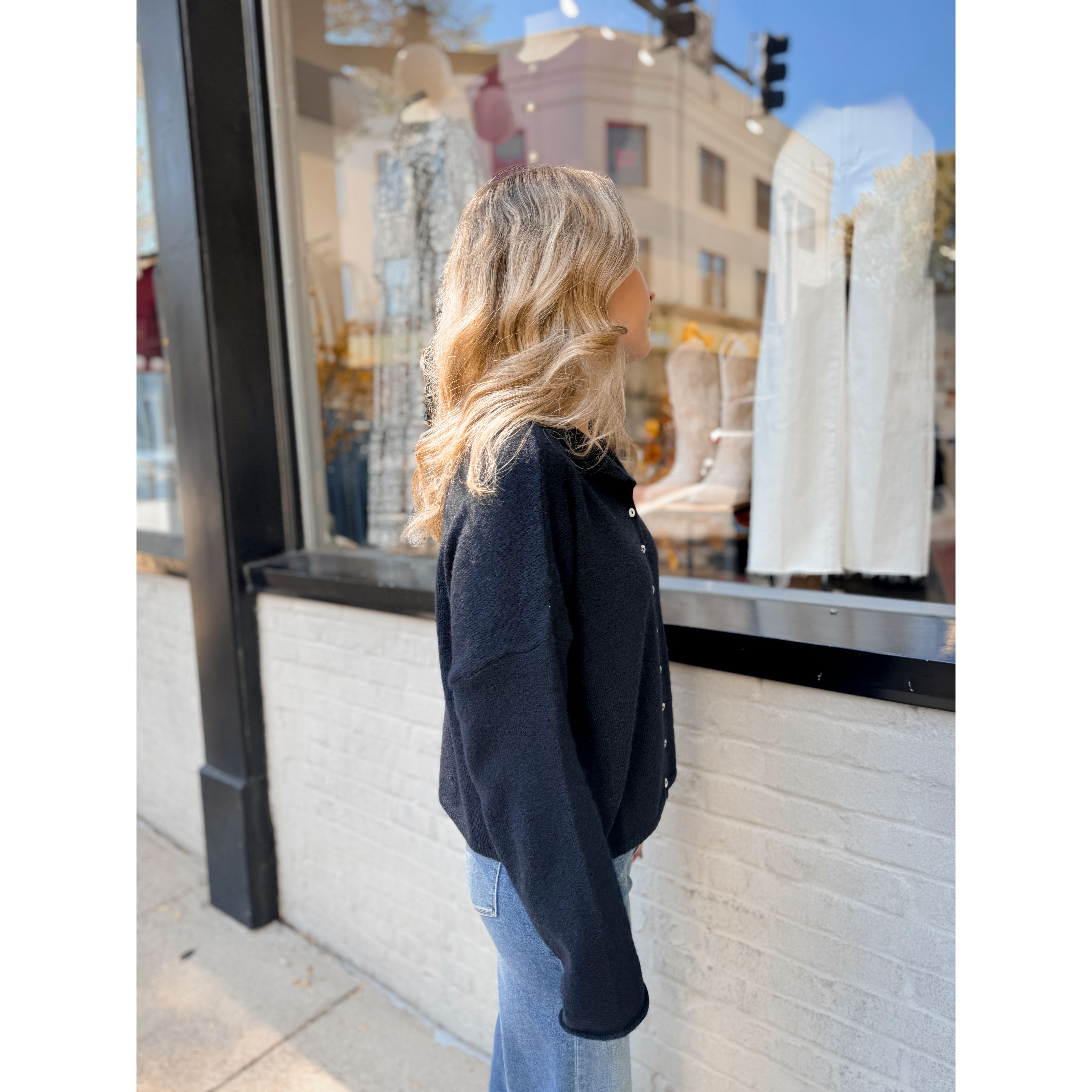 Piper Cardigan | Midnight - Joanna A. Boutique