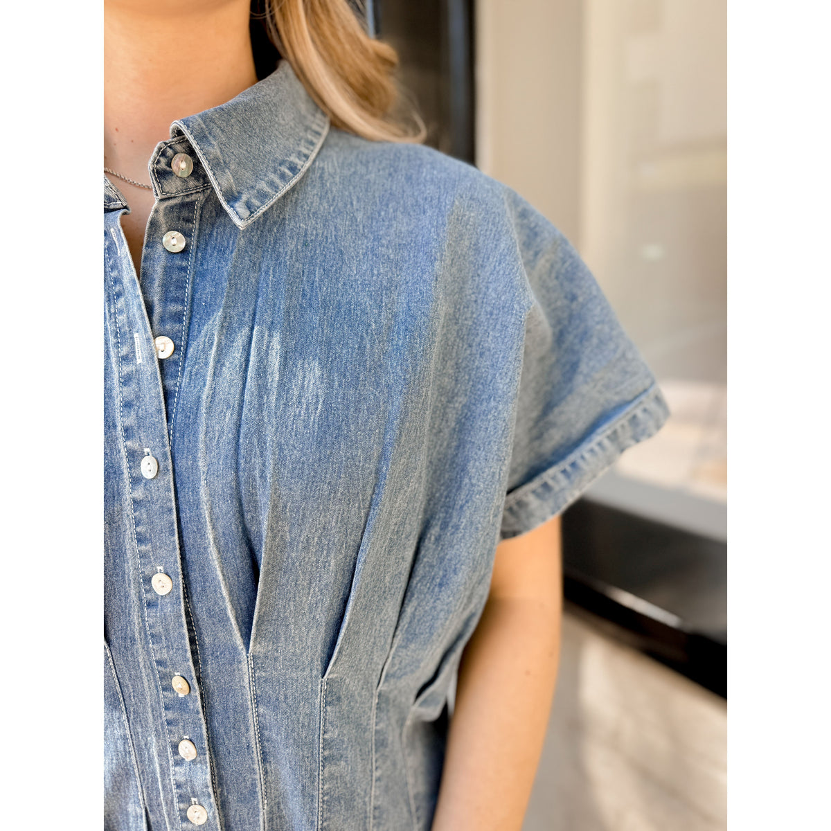Marianne Denim Dress - Joanna A. Boutique