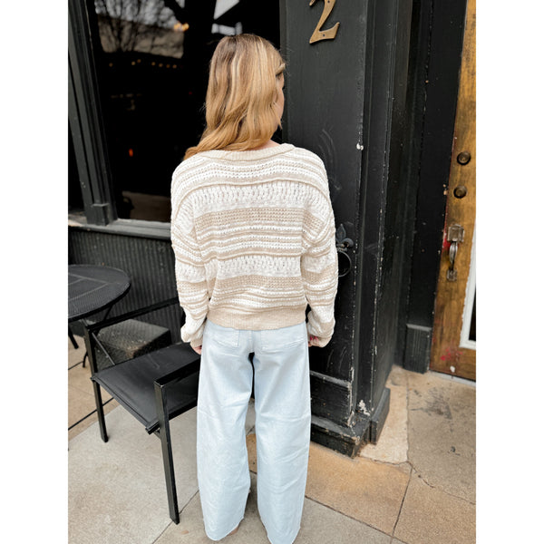 Coralie Striped Sweater - Joanna A. Boutique