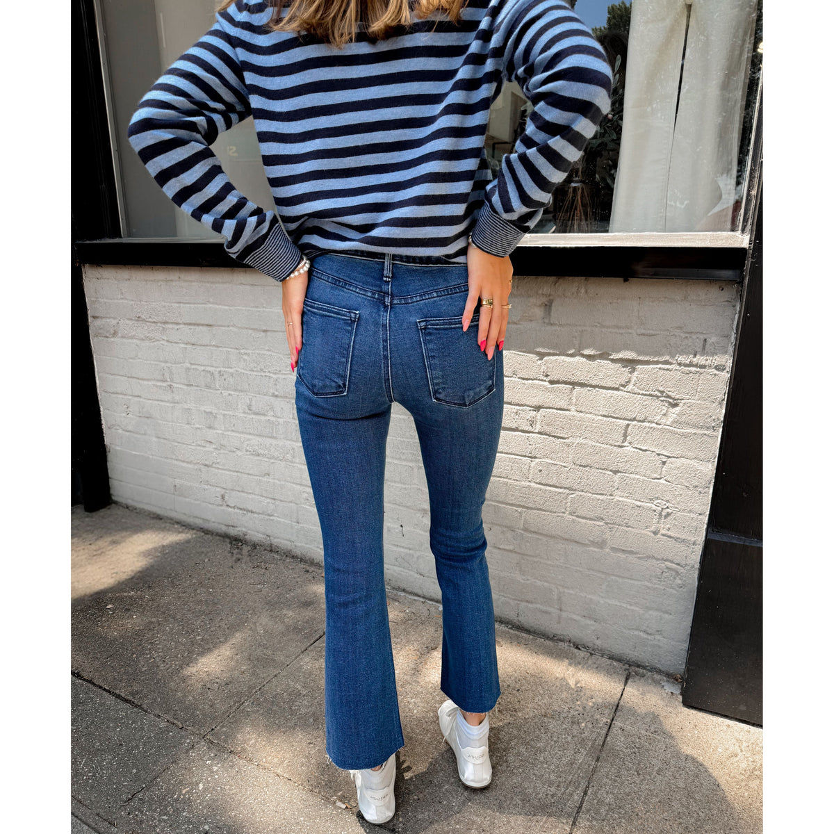Samantha Crop Flare Jean - Joanna A. Boutique