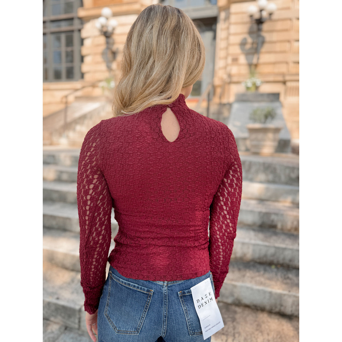 Merlot Muse Top - Joanna A. Boutique