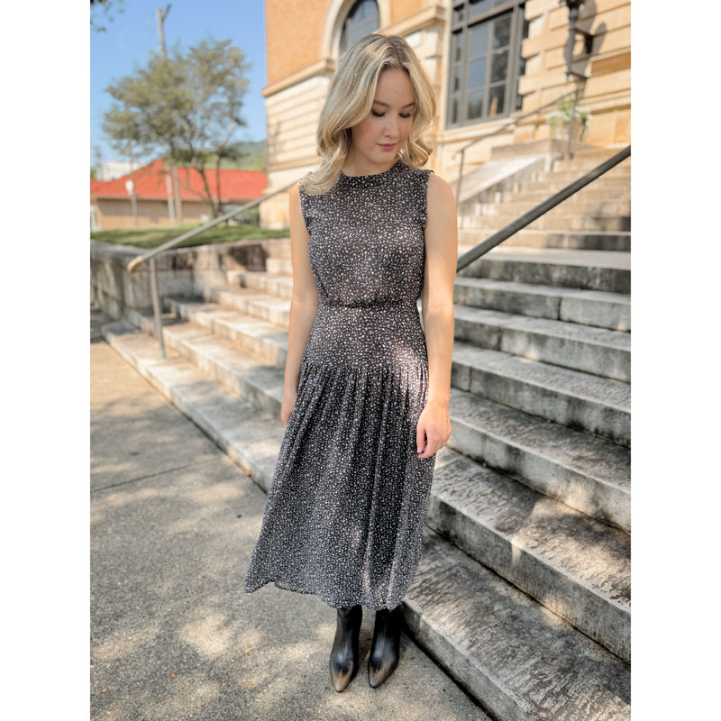 Etta Aspen Floral Midi Dress