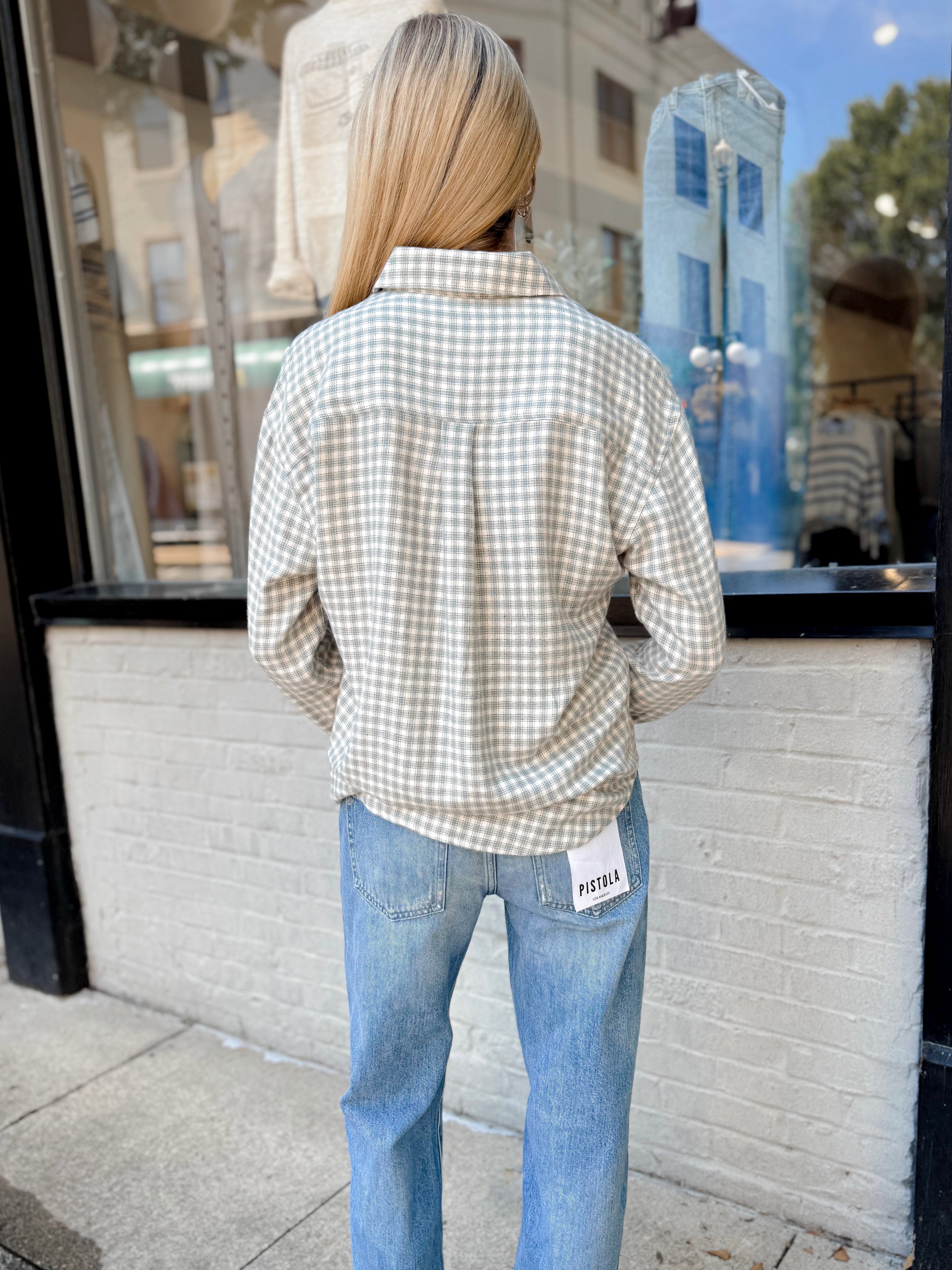 River Plaid Button Up