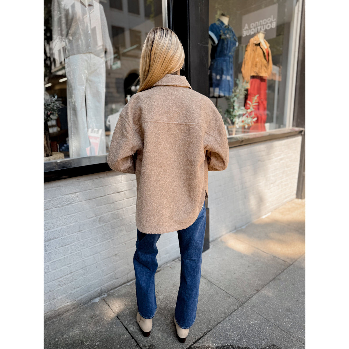 All Day Poodle Knit Jacket - Joanna A. Boutique