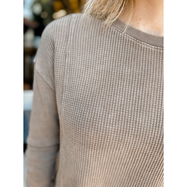 Angel Mini Thermal Top | Suede - Joanna A. Boutique