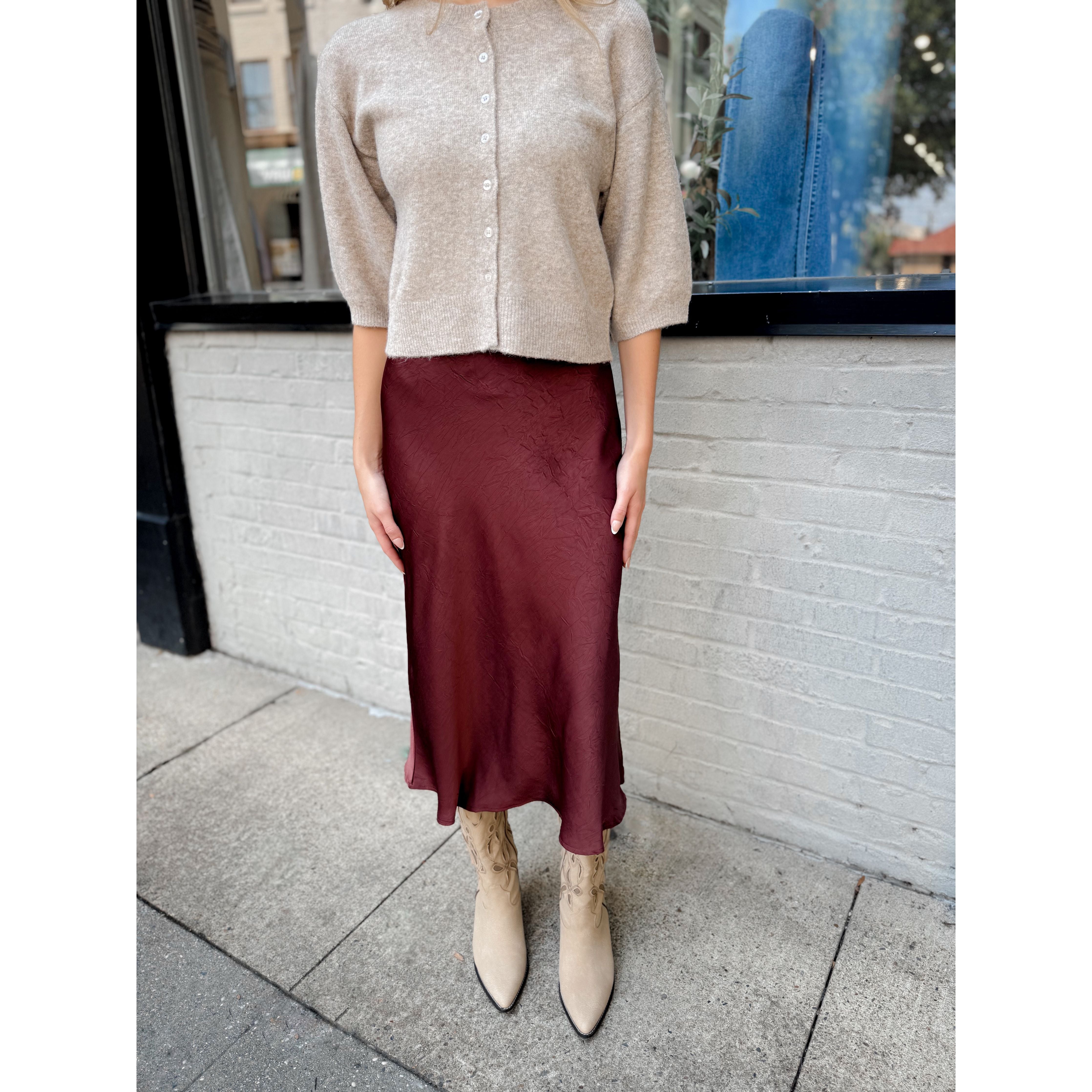 Carolyn Midi Skirt - Joanna A. Boutique