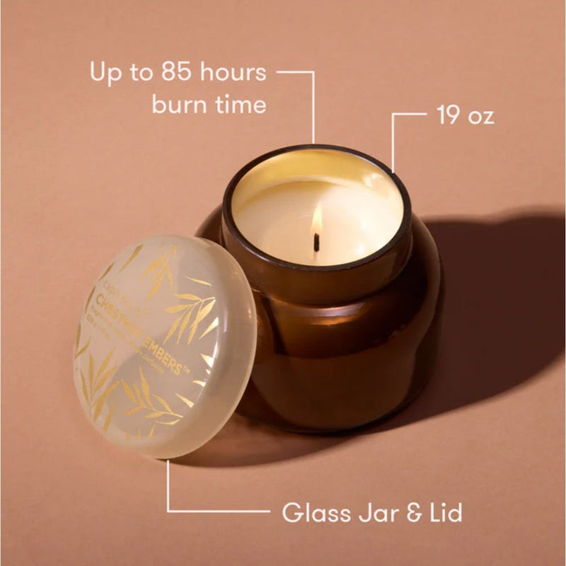 Capri Blue Autumn Glow Candle | Chestnut Embers - Joanna A. Boutique