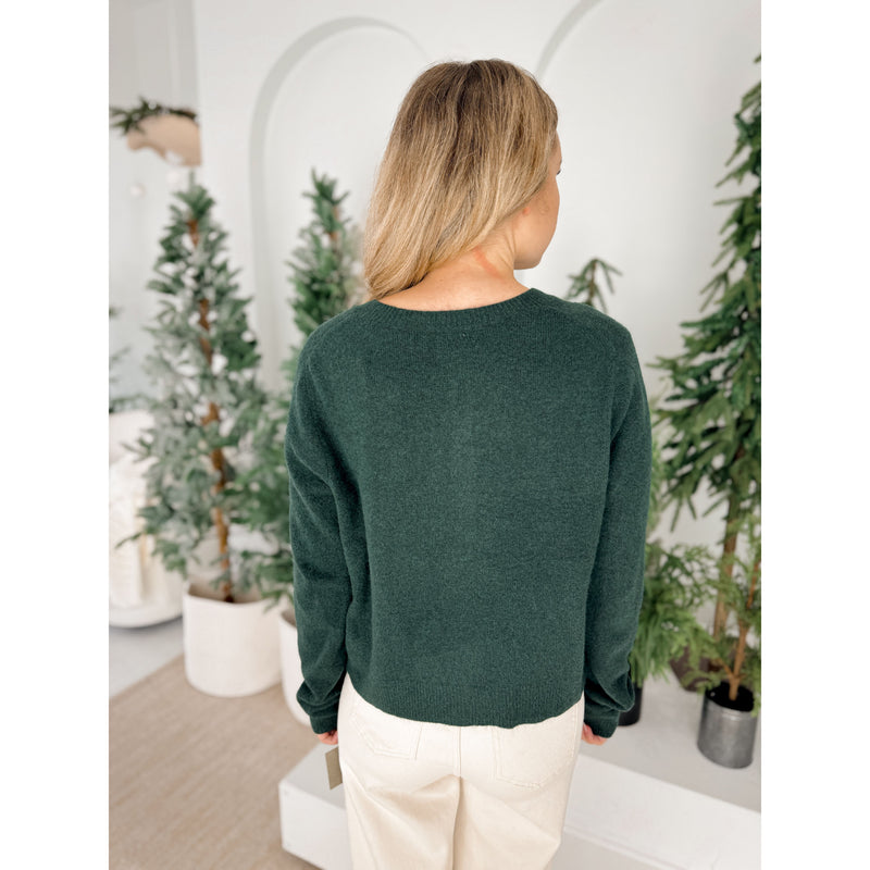 Medina Cardigan | Garland Green