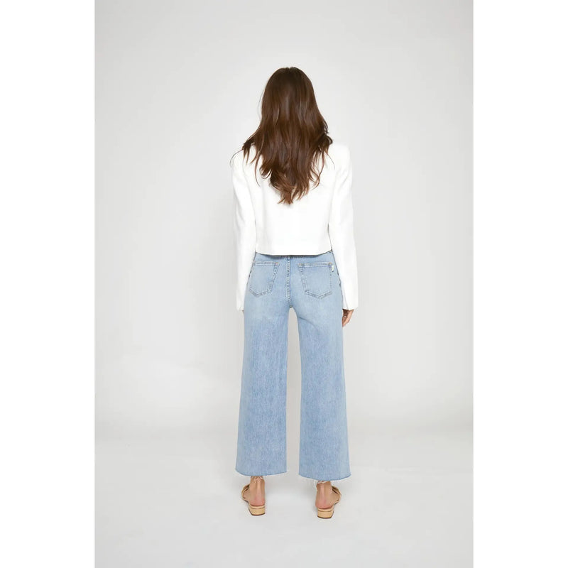 Aberdeen Wide Leg Jean | Light Indigo - Joanna A. Boutique