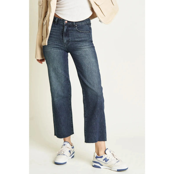 Aberdeen Wide Leg Jean | Dark Blue
