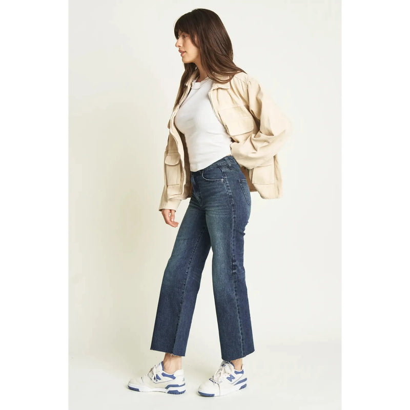 Aberdeen Wide Leg Jean | Dark Blue