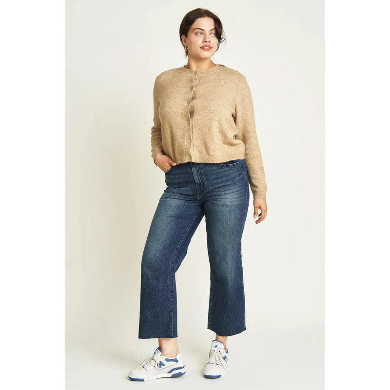 Aberdeen Wide Leg Jean | Dark Blue