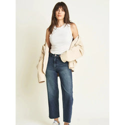 Aberdeen Wide Leg Jean | Dark Blue