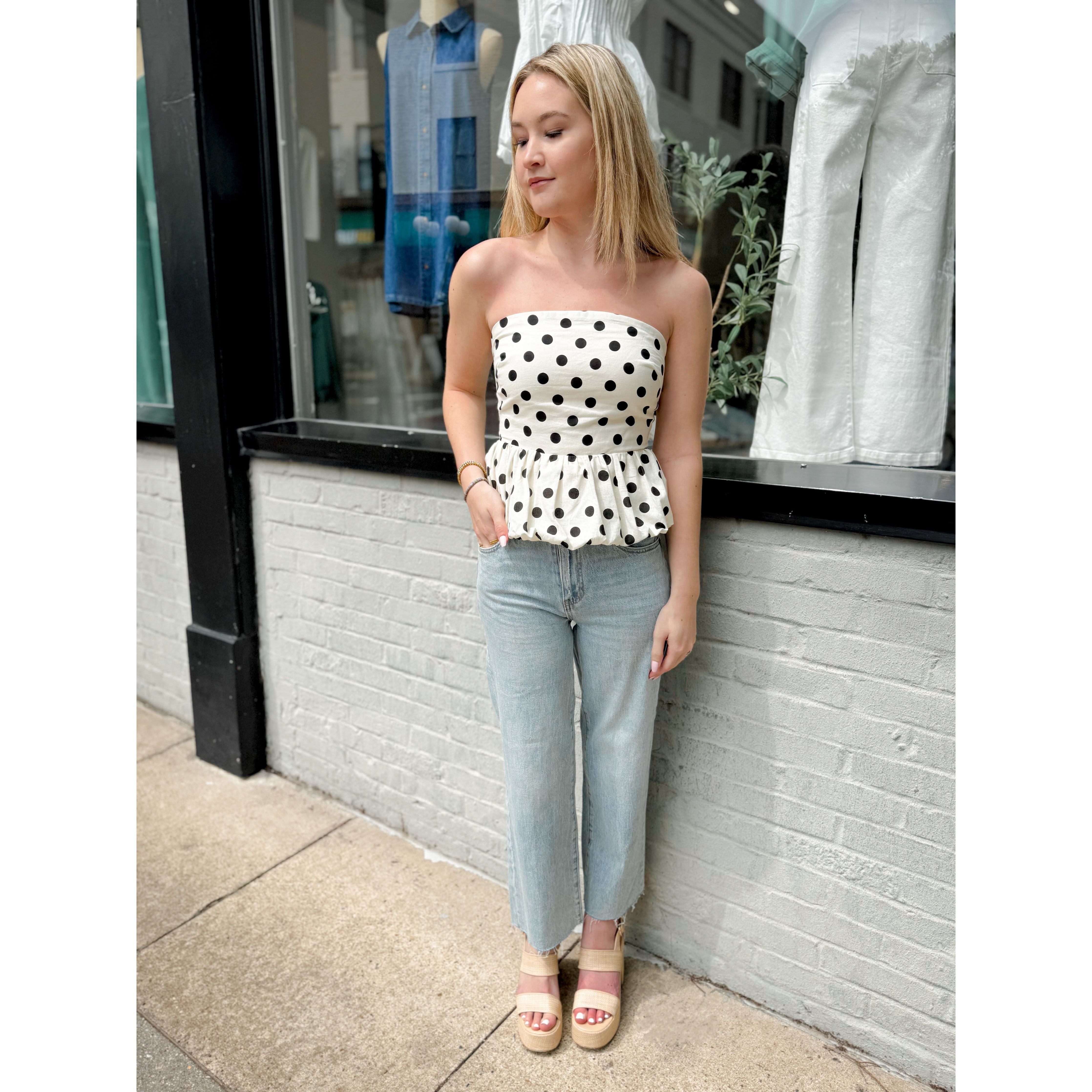 Ariana Strapless Top - Joanna A. Boutique