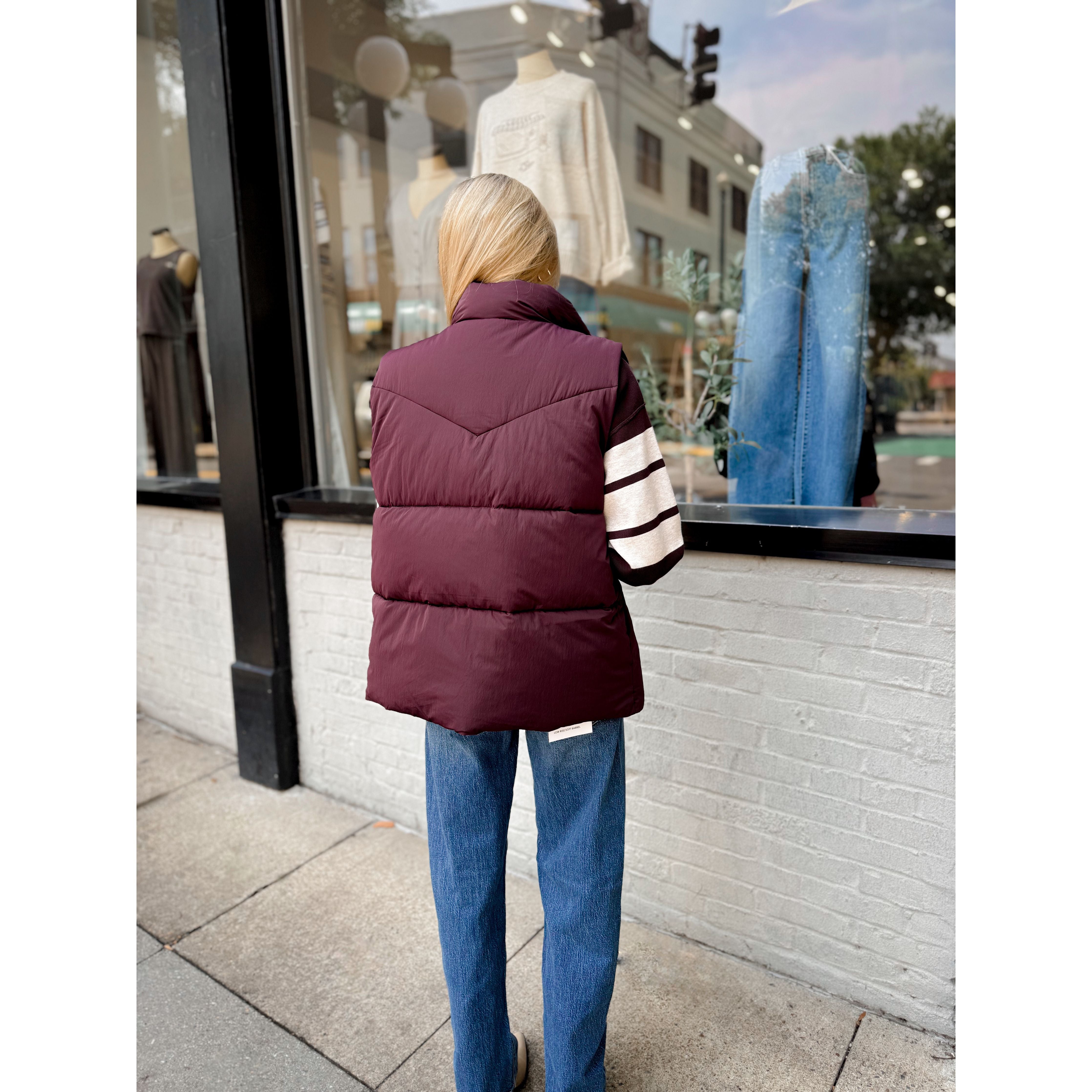 Shiloh Puffer Vest - Joanna A. Boutique