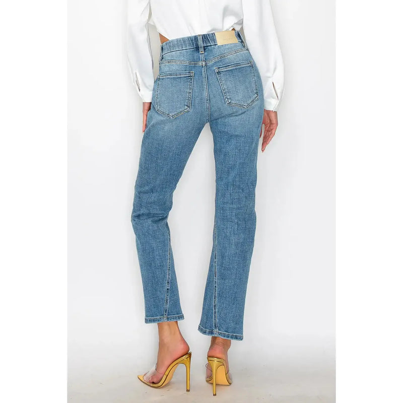 Alexa High Rise Straight Jean - Joanna A. Boutique