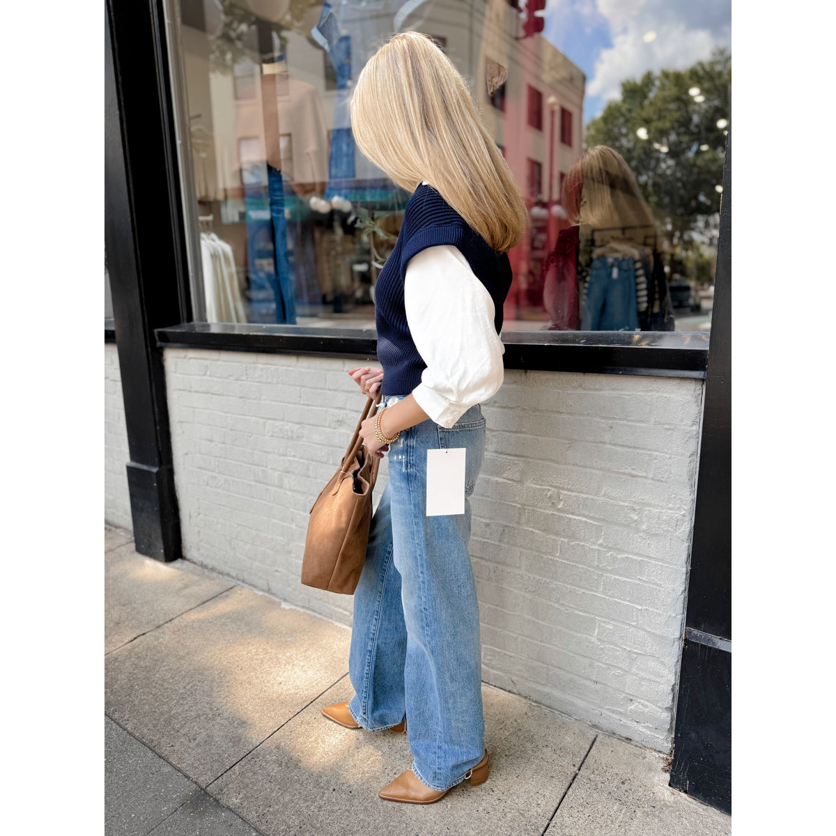 Maria Twofer Sweater Vest - Joanna A. Boutique
