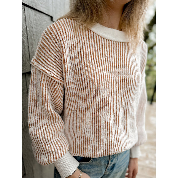 Cosette Two Tone Sweater