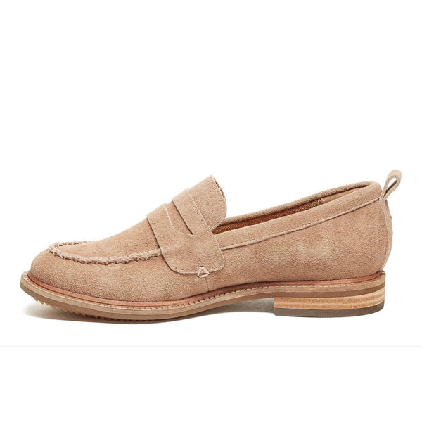 Lens Almond Suede Loafer - Joanna A. Boutique
