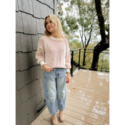 Cosette Two Tone Sweater