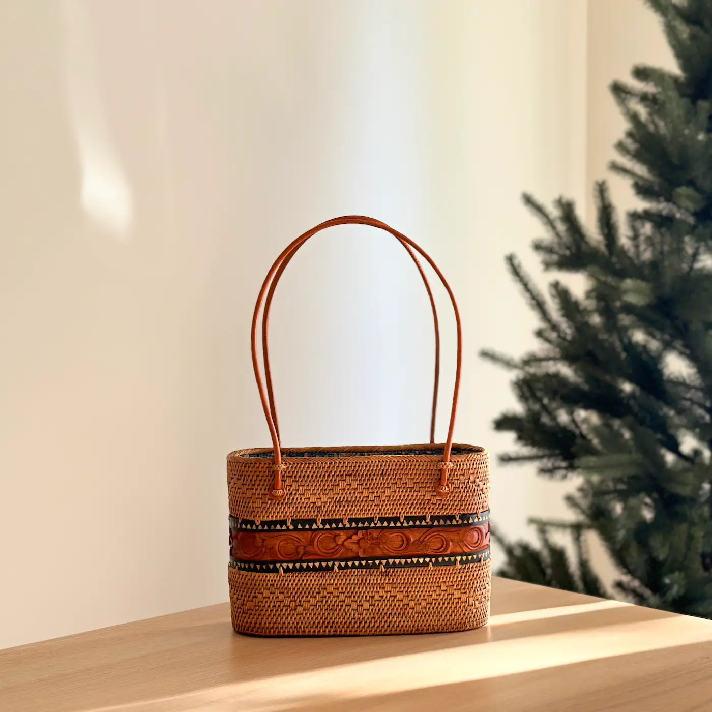 Winona Rattan Bag - Joanna A. Boutique