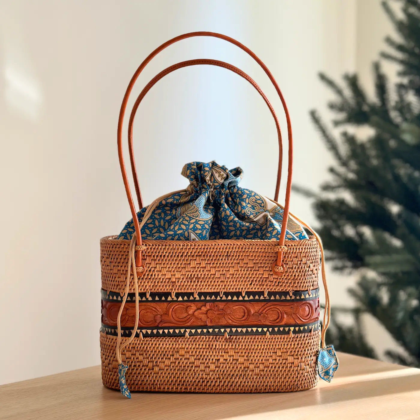 Winona Rattan Bag - Joanna A. Boutique