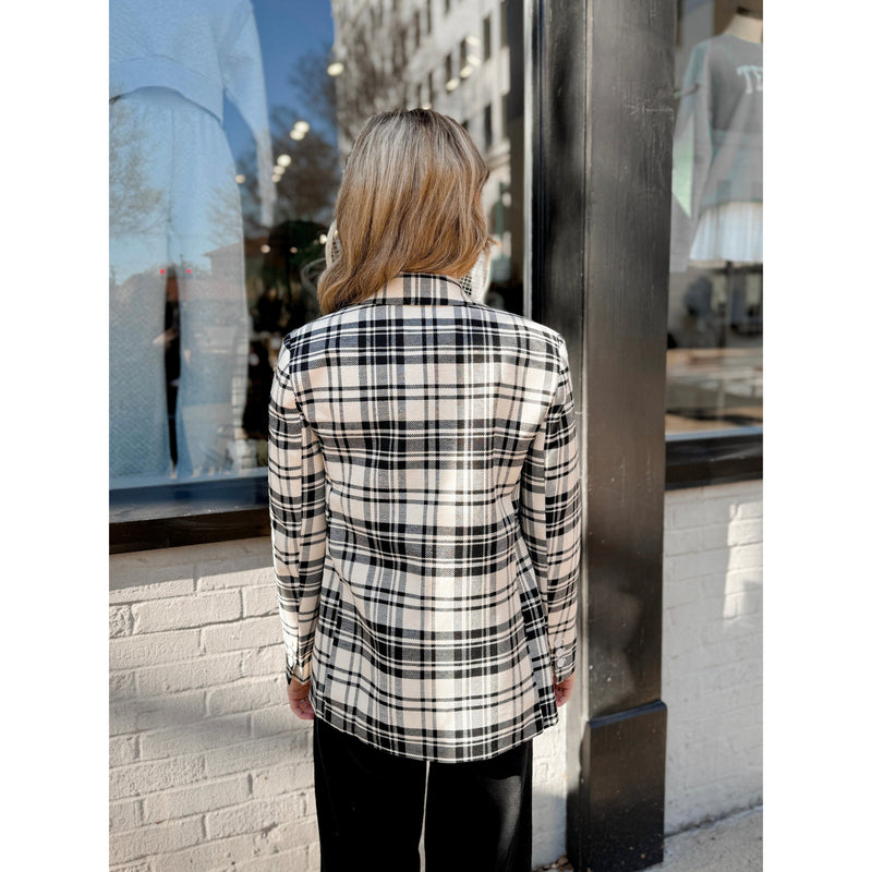 Juniper Plaid Blazer