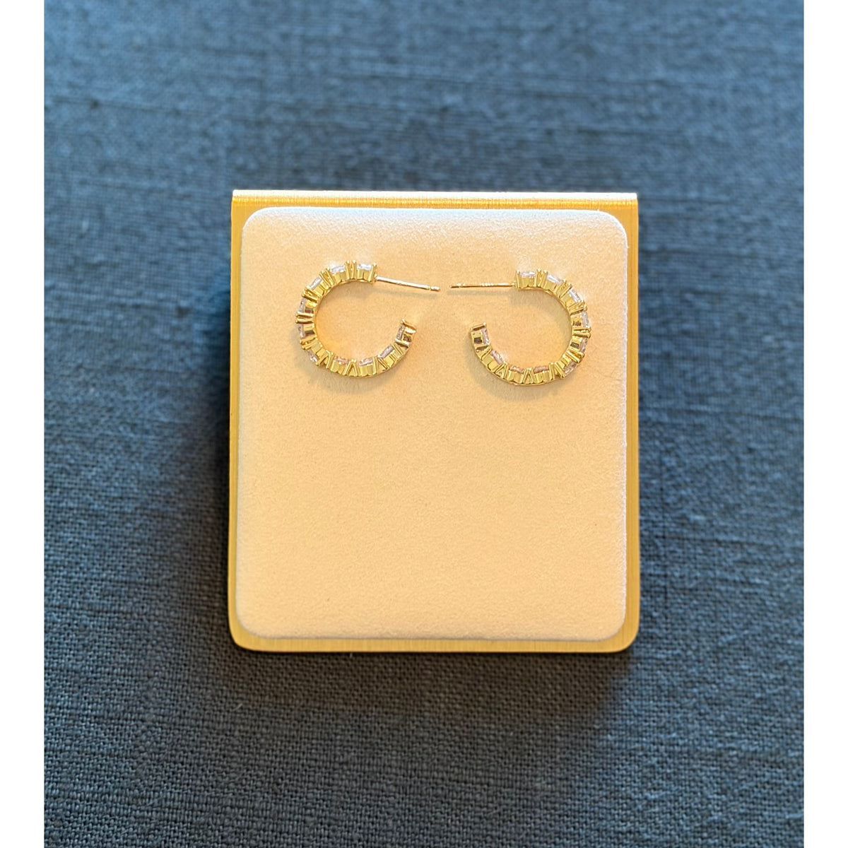 Reign Mini  Rhinestone Hoop - Joanna A. Boutique