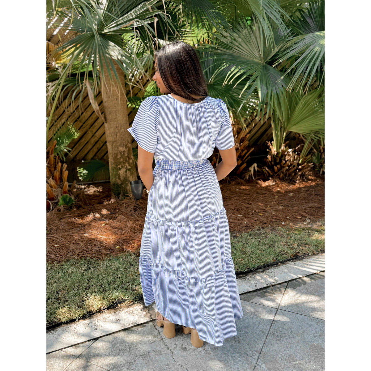 Palmer Poplin Maxi Dress - Joanna A. Boutique