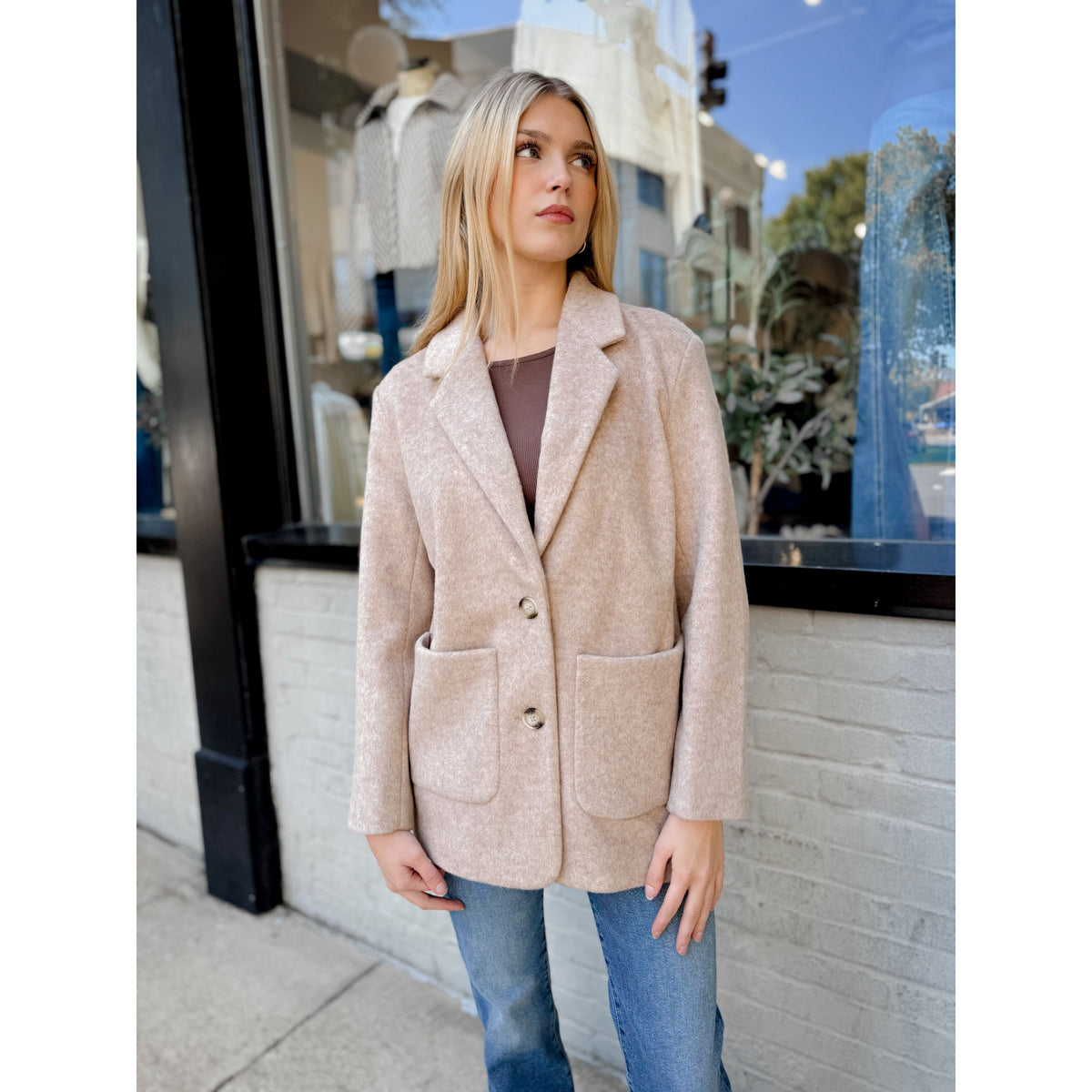 Hutton Oversized Blazer - Joanna A. Boutique