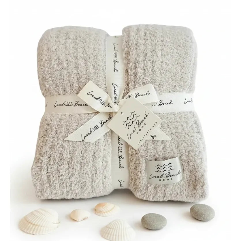 Ribbed Luxe Blanket - Joanna A. Boutique