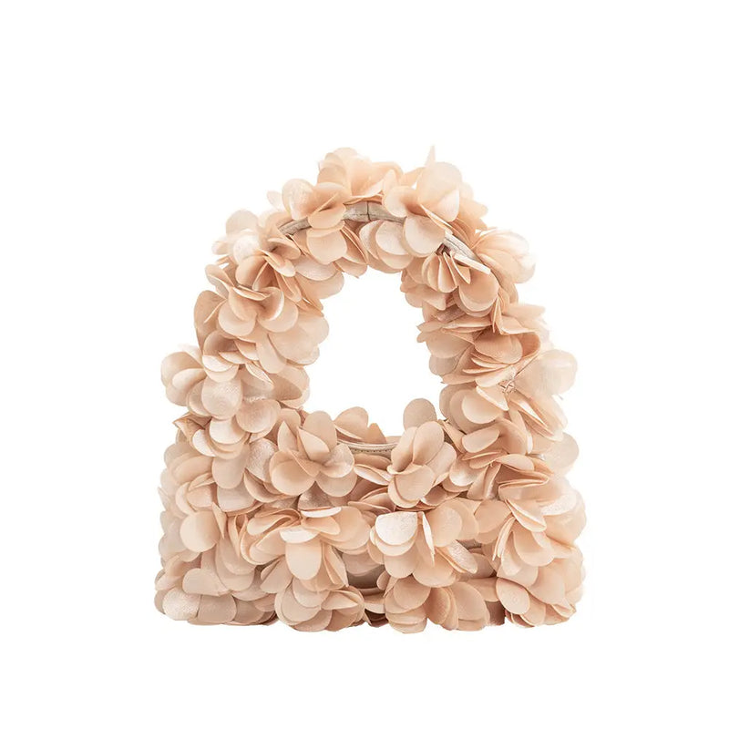 Bloom Champagne Handle Bag - Joanna A. Boutique