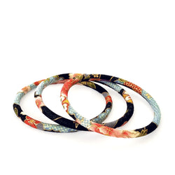 Botan Japanese Bangle Bracelet | Black