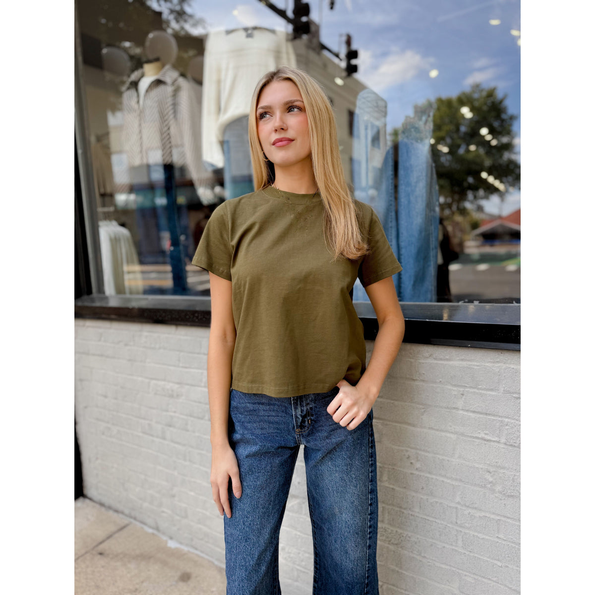 Lanie Tee | Olive