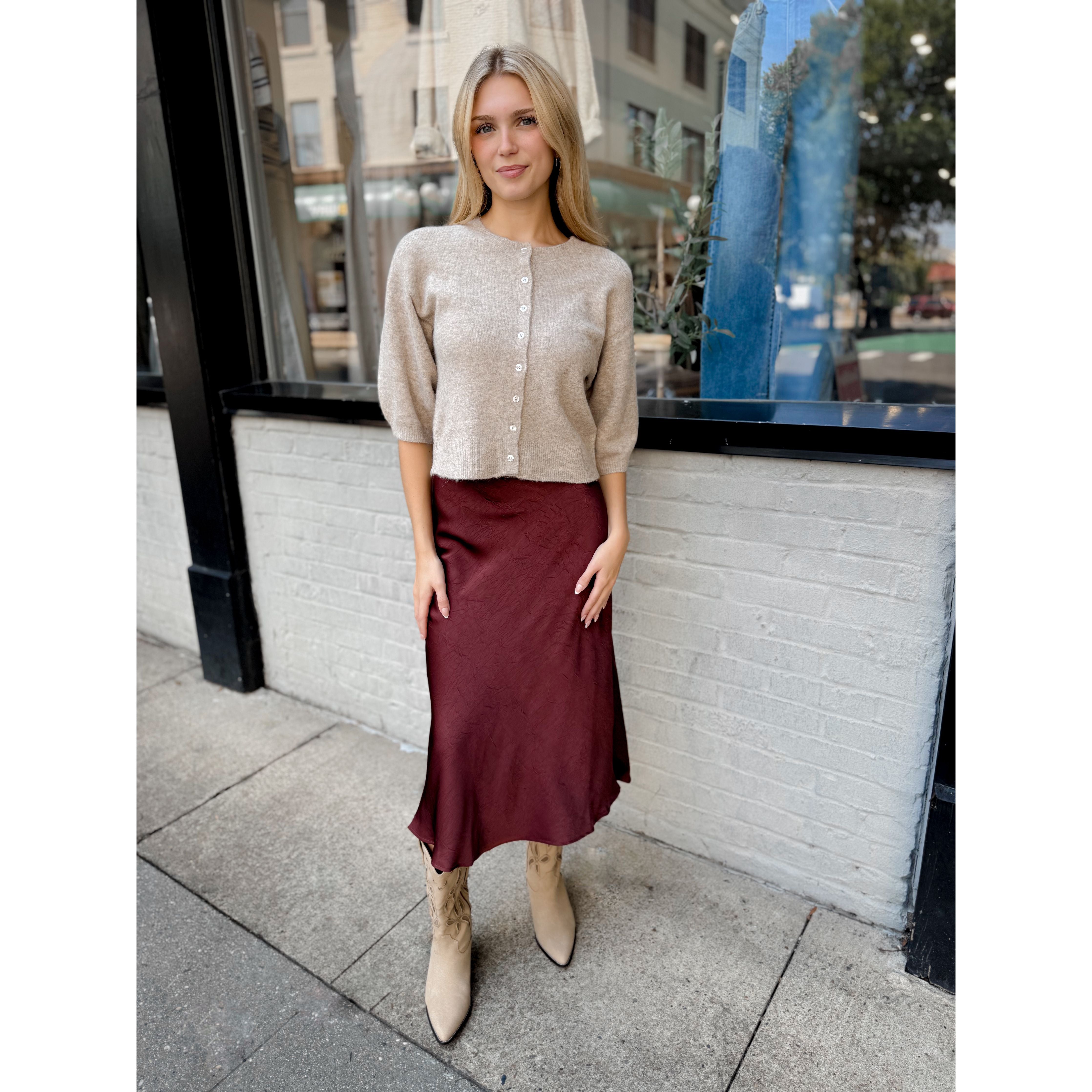 Carolyn Midi Skirt - Joanna A. Boutique