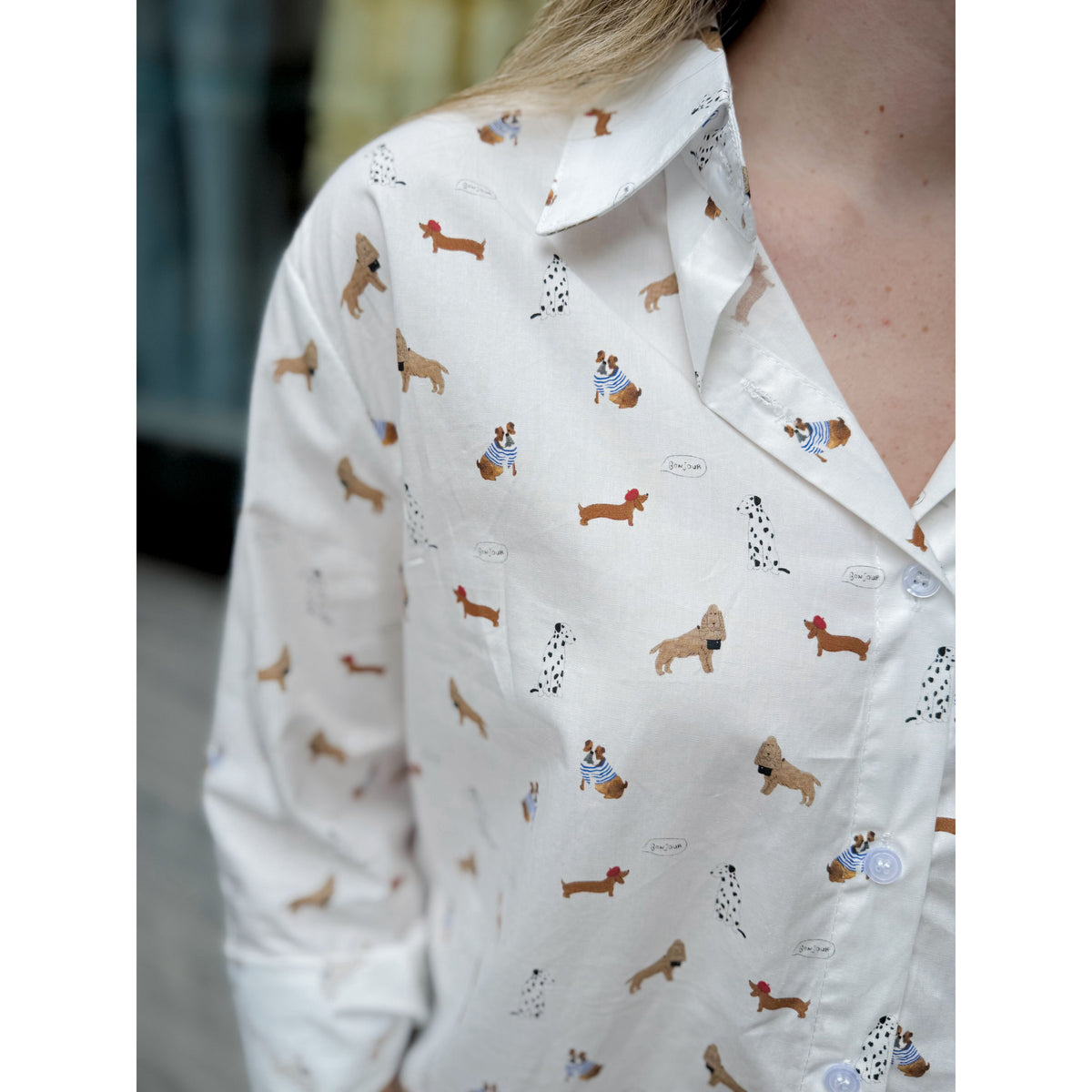 Dog Park Button Up - Joanna A. Boutique
