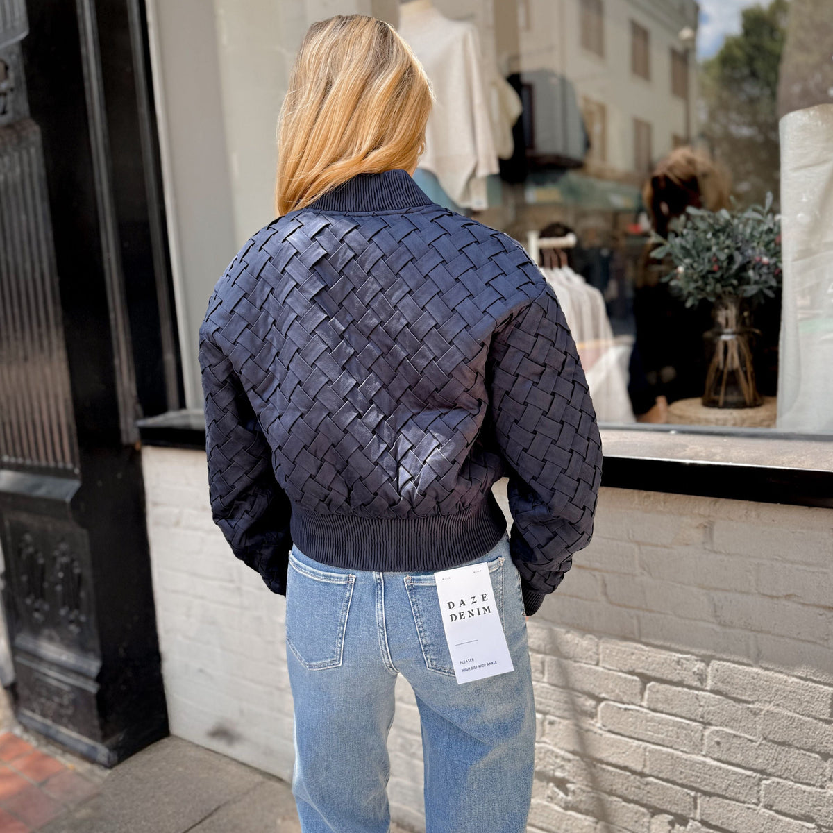 Demi Suede Bomber Jacket - Joanna A. Boutique