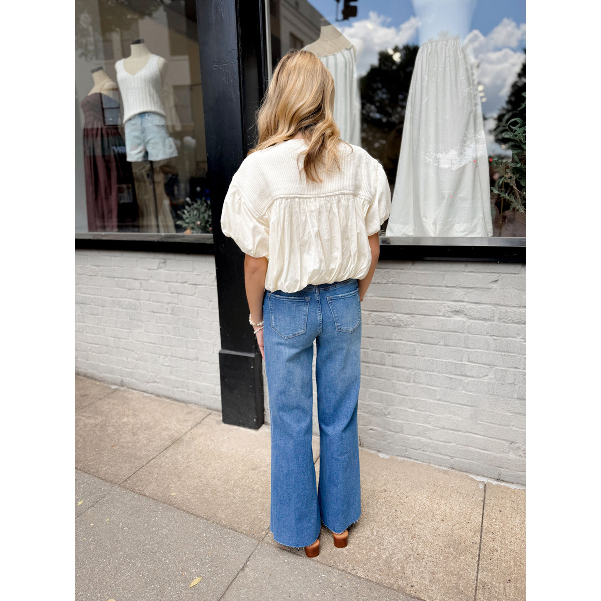 Soraya Bubble Top - Joanna A. Boutique