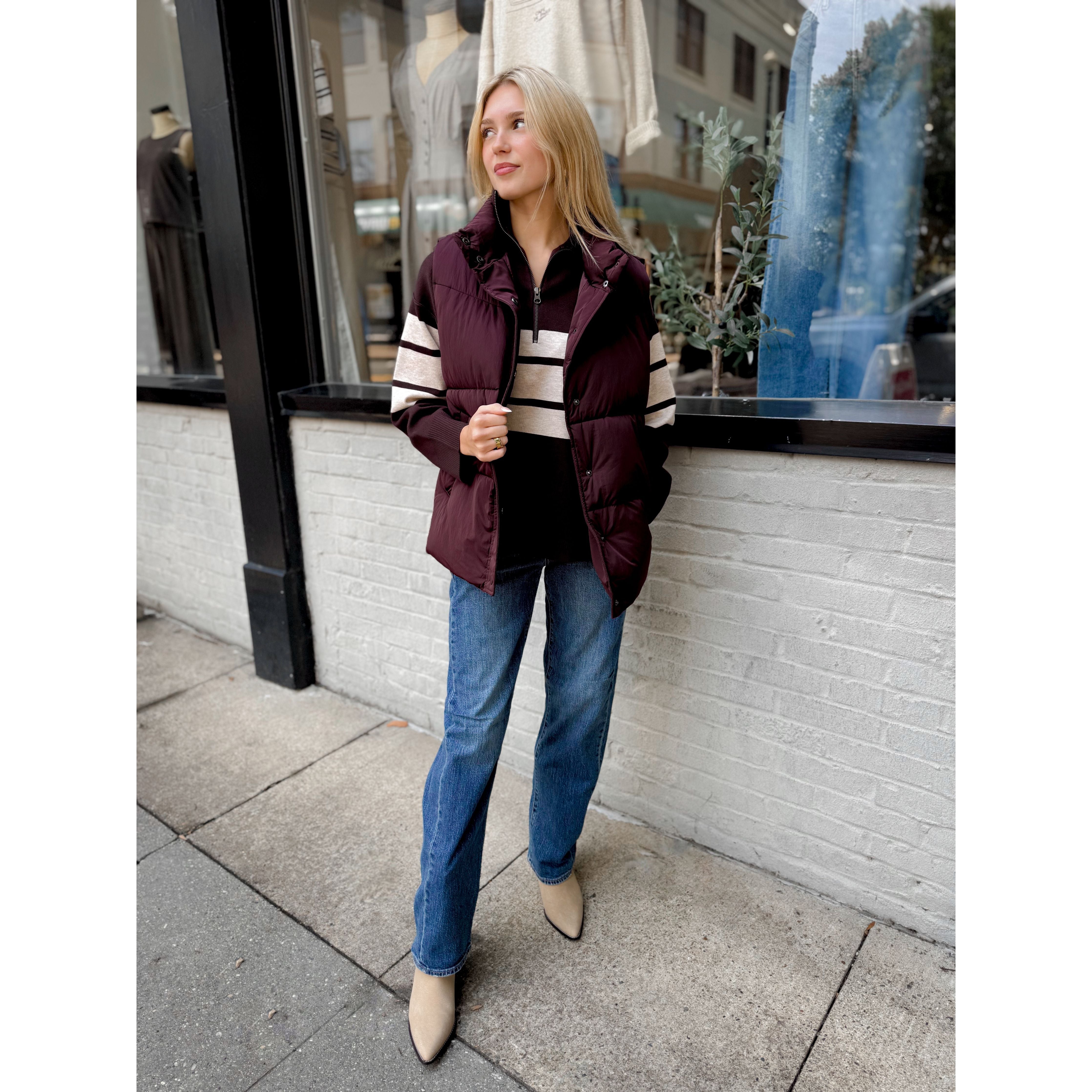 Shiloh Puffer Vest - Joanna A. Boutique