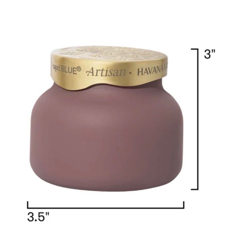 Havana Vanilla Artisan Terrazza Velluto Signature Candle | Petite - Joanna A. Boutique
