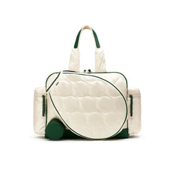 Caraa Quilted Tennis Duffel Bag | Ivory