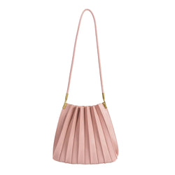 Carrie Pleated Shoulder Bag | Blush