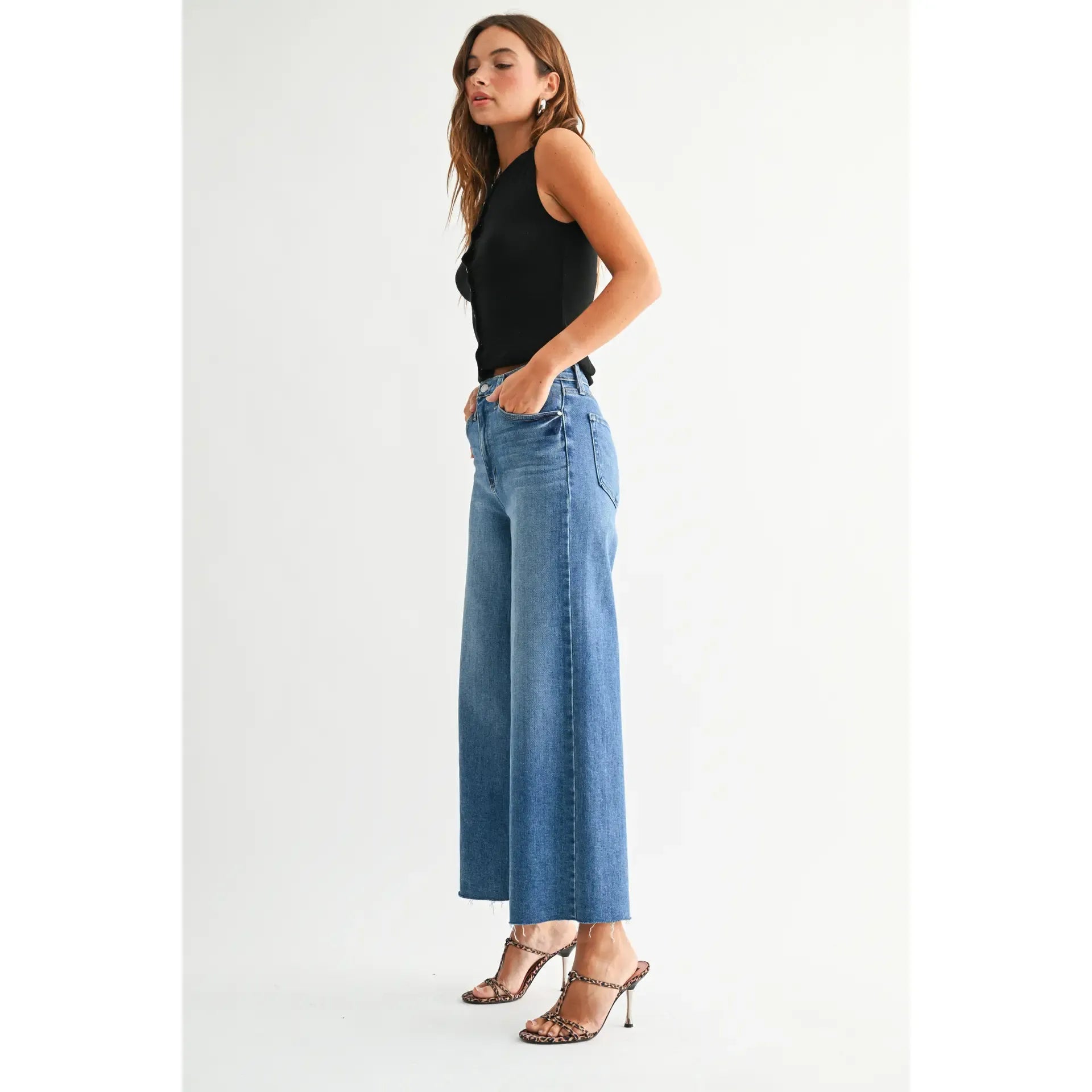 Carson Wide Leg Jean - Joanna A. Boutique