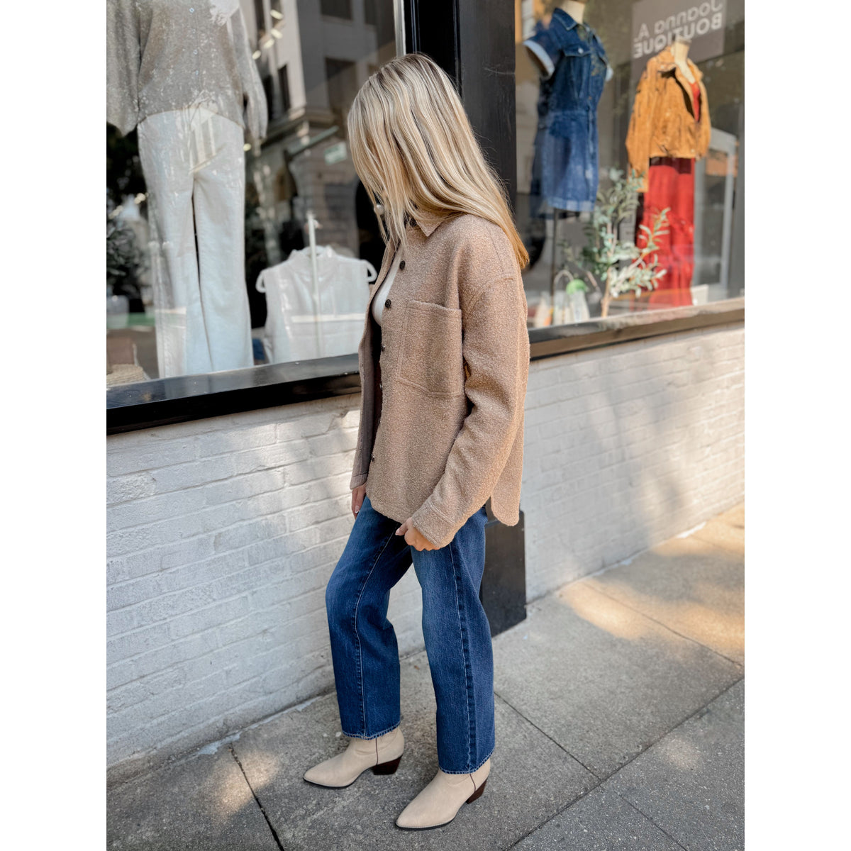All Day Poodle Knit Jacket - Joanna A. Boutique