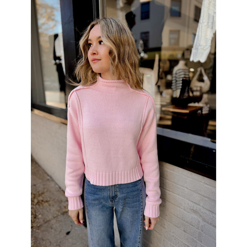 Camden Sweater | Light Pink