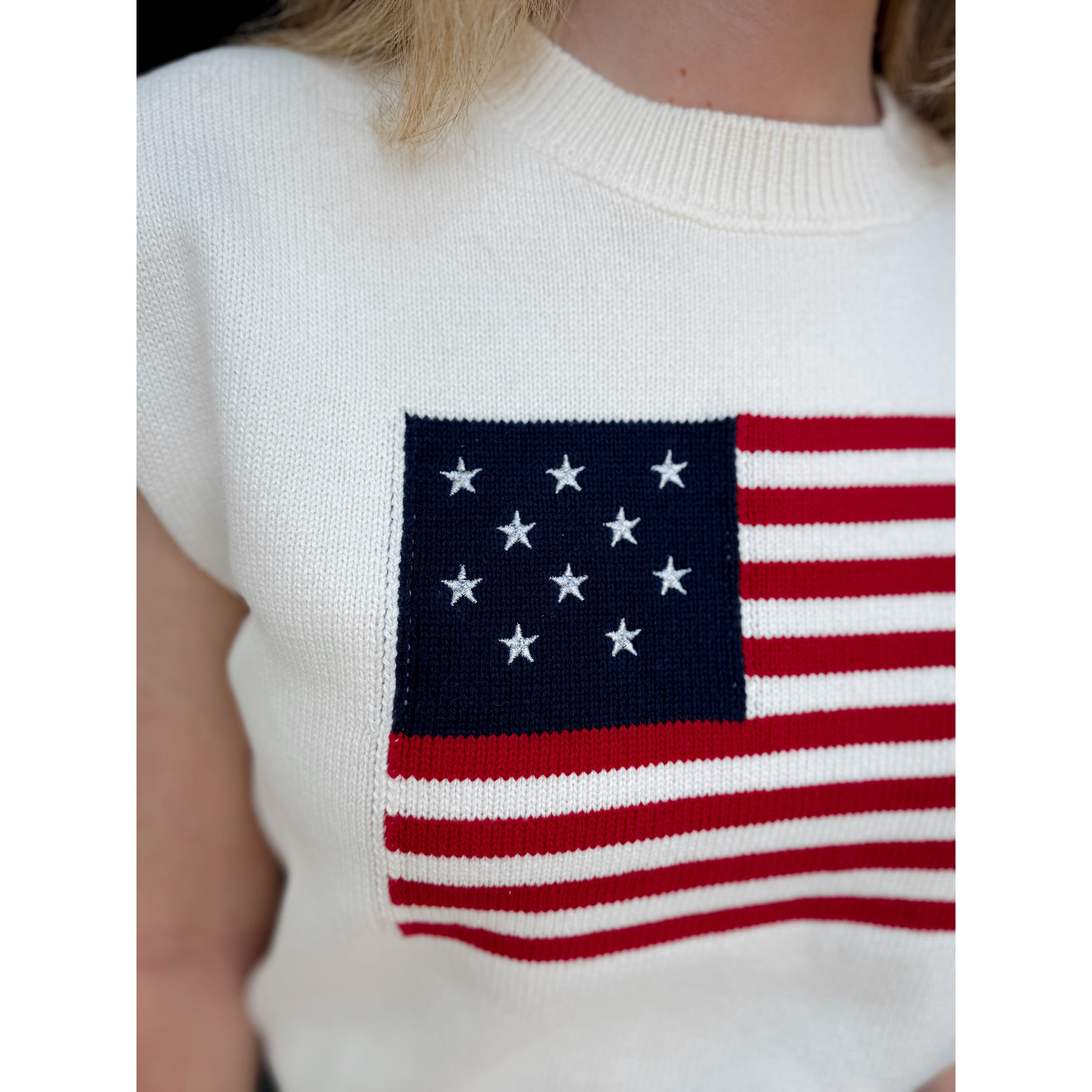 American Dream Flag Sweater - Joanna A. Boutique