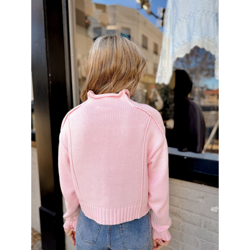 Camden Sweater | Light Pink