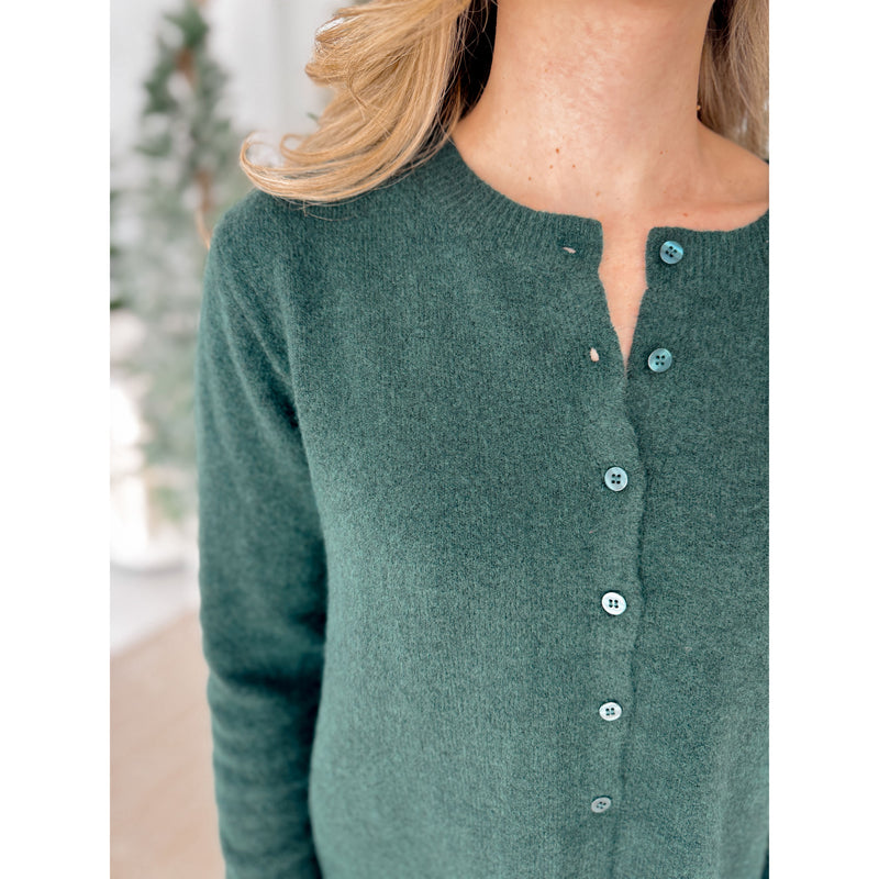 Medina Cardigan | Garland Green